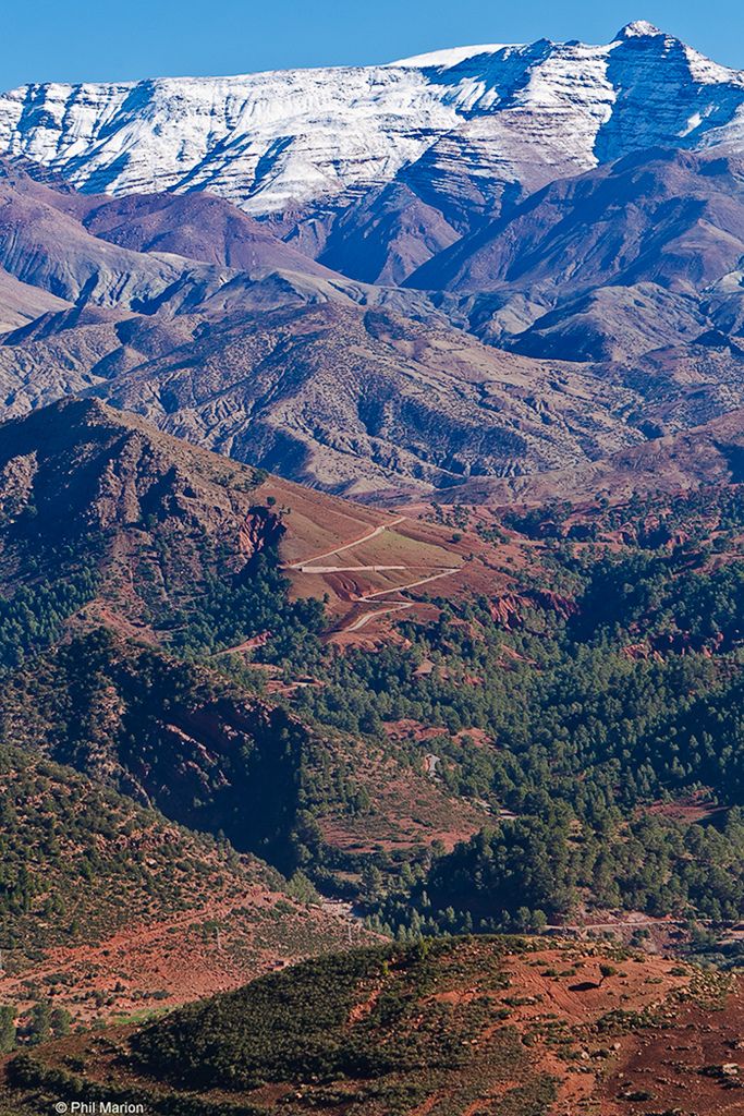Atlas Mountains in Fall